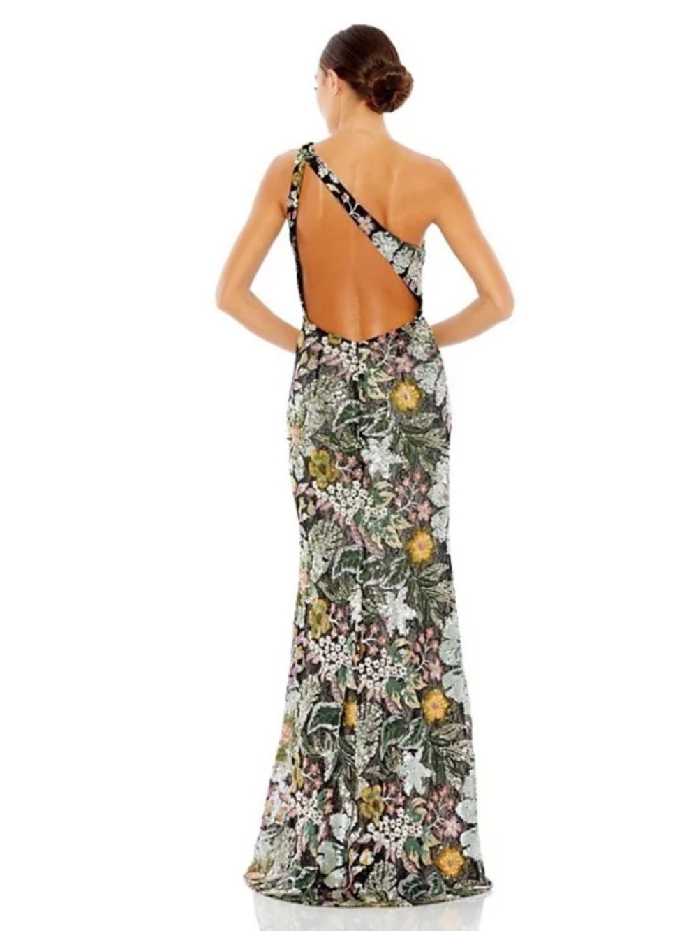 Mac Duggal Dress One Shoulder size 6 - Picture 3 of 5